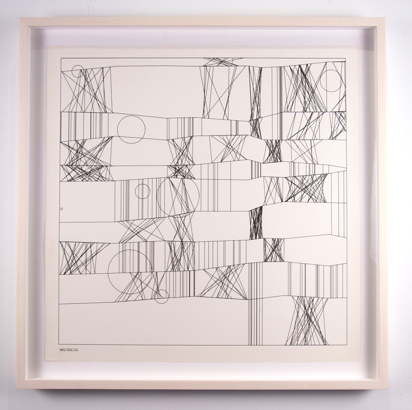 13/9/65 Nr. 2 (Hommage à Paul Klee) by Frieder Nake