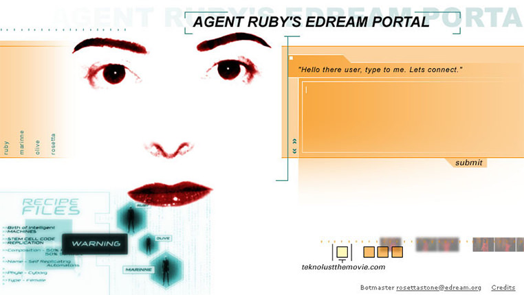 Agent Ruby by Lynn Hershman Leeson