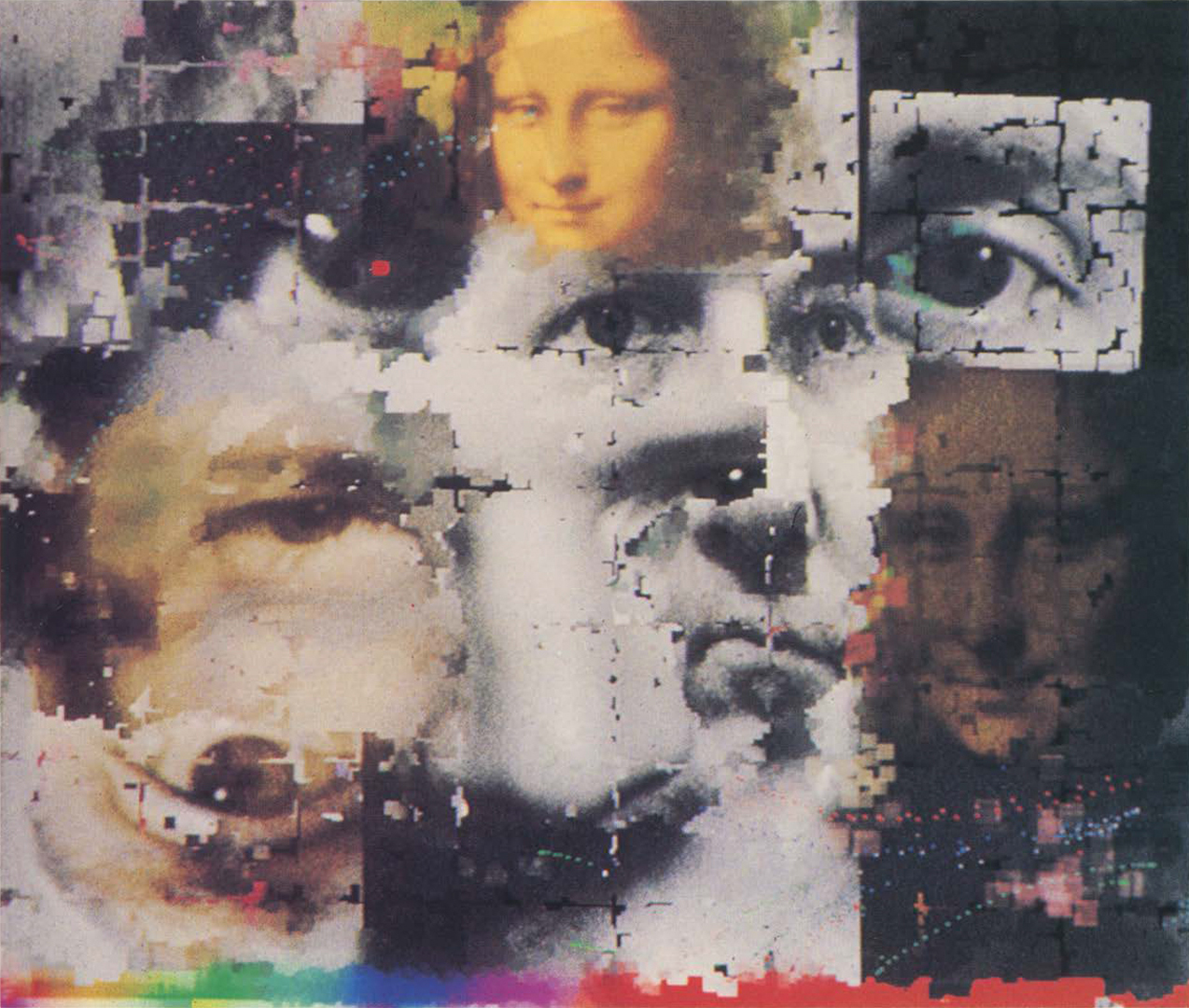 Alyce Kaprow's Fazes, the work of generative photography she showed in the SIGGRAPH 1983 Art Show.