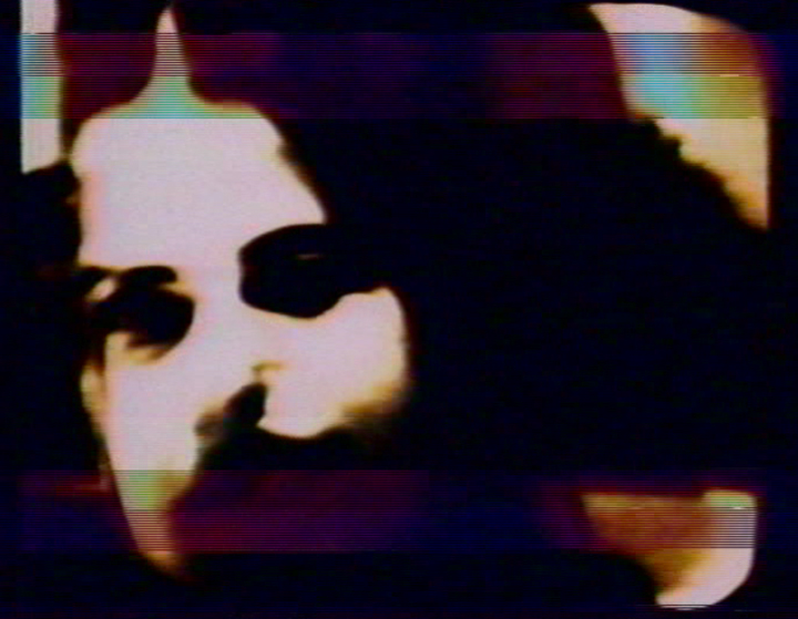 A still from Barbara Latham's Arbitrary Fragments, used by the Video Data Bank as the poster frame for its preview clip of the tape.