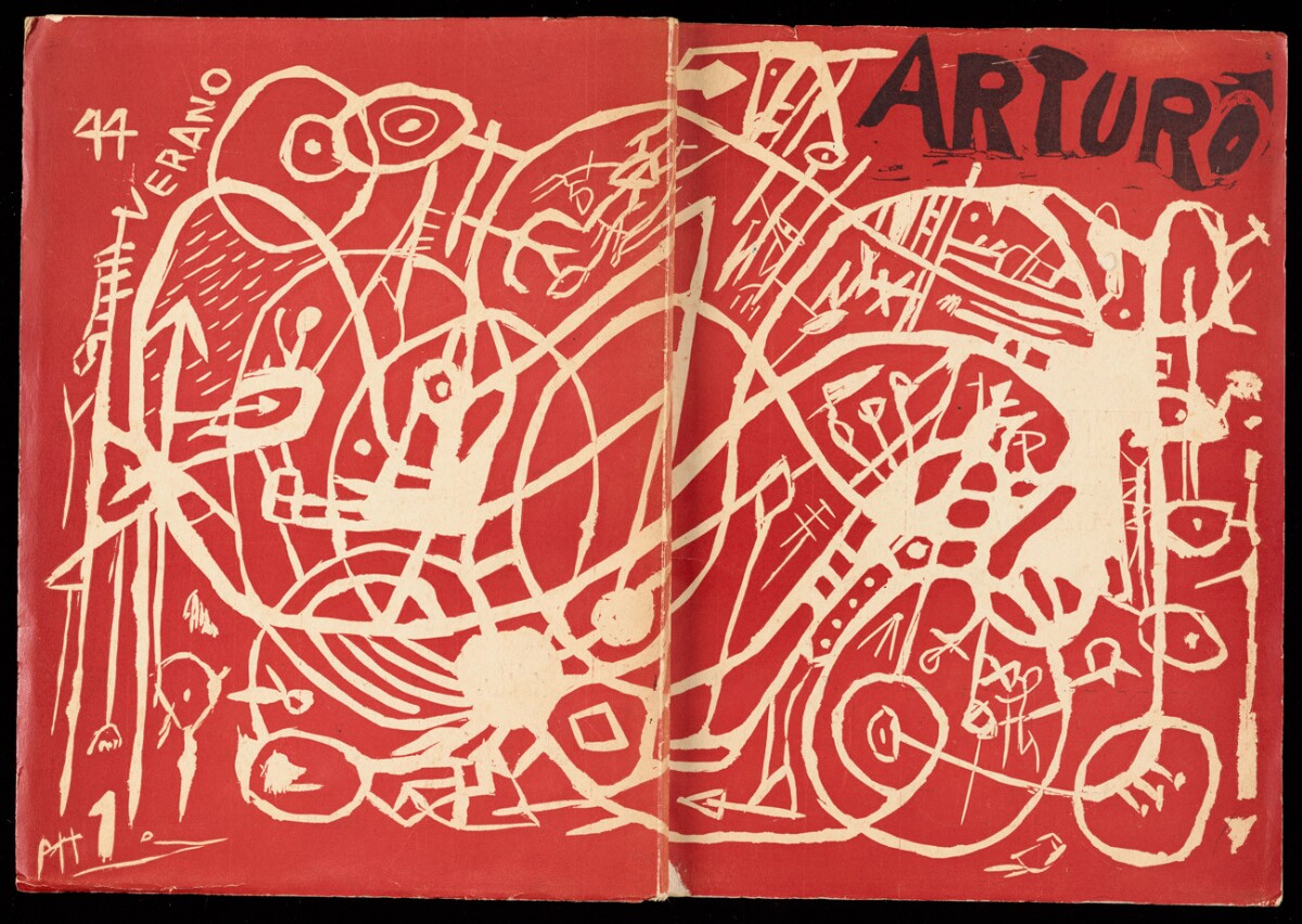 The cover of the first and only issue of Arturo (Buenos Aires, 1944), designed by Tomás Maldonado.