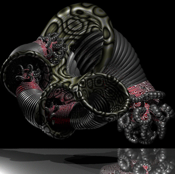 Breeding Forms on the Infinite Plane by William Latham