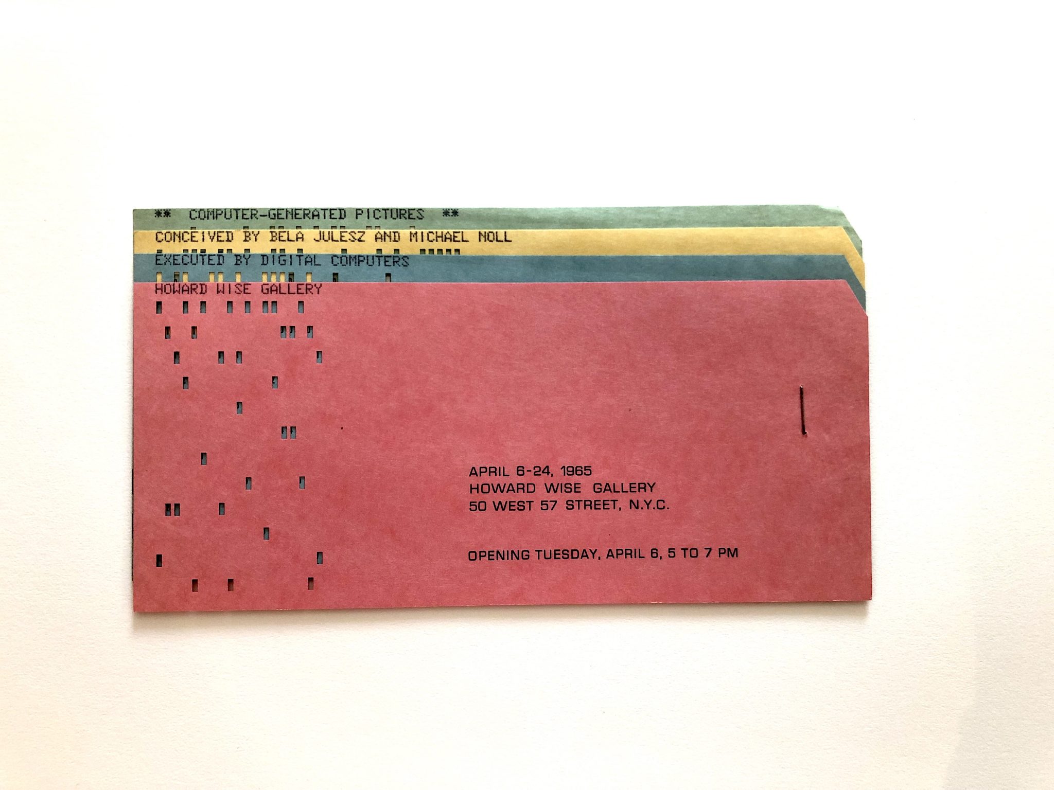Computer-Generated Pictures, Howard Wise Gallery