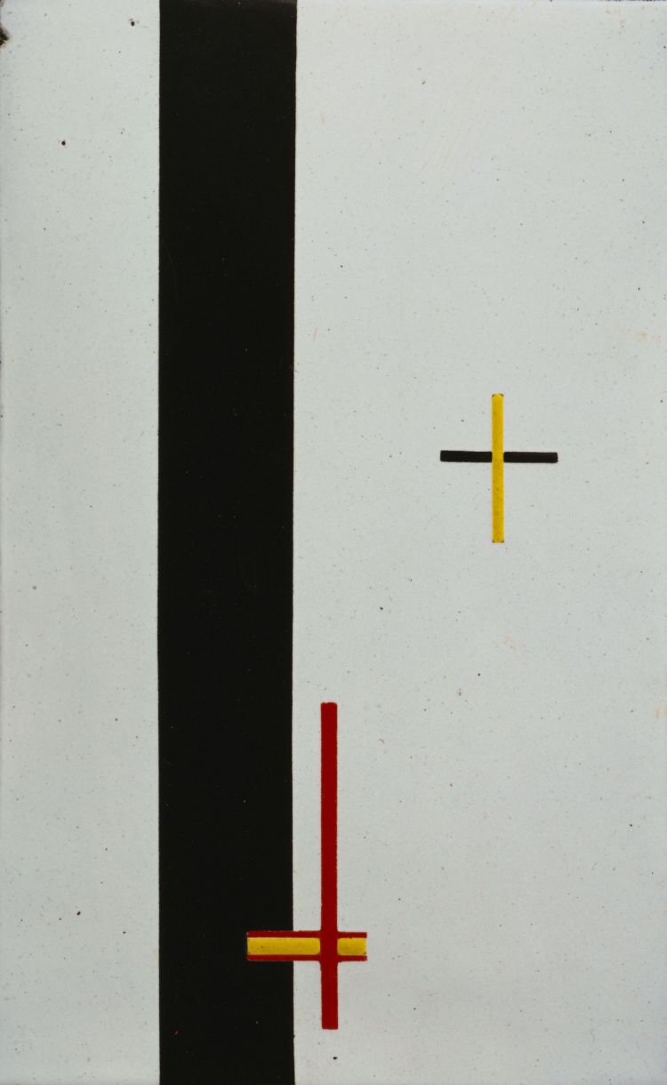 Construction in Enamel by László Moholy-Nagy