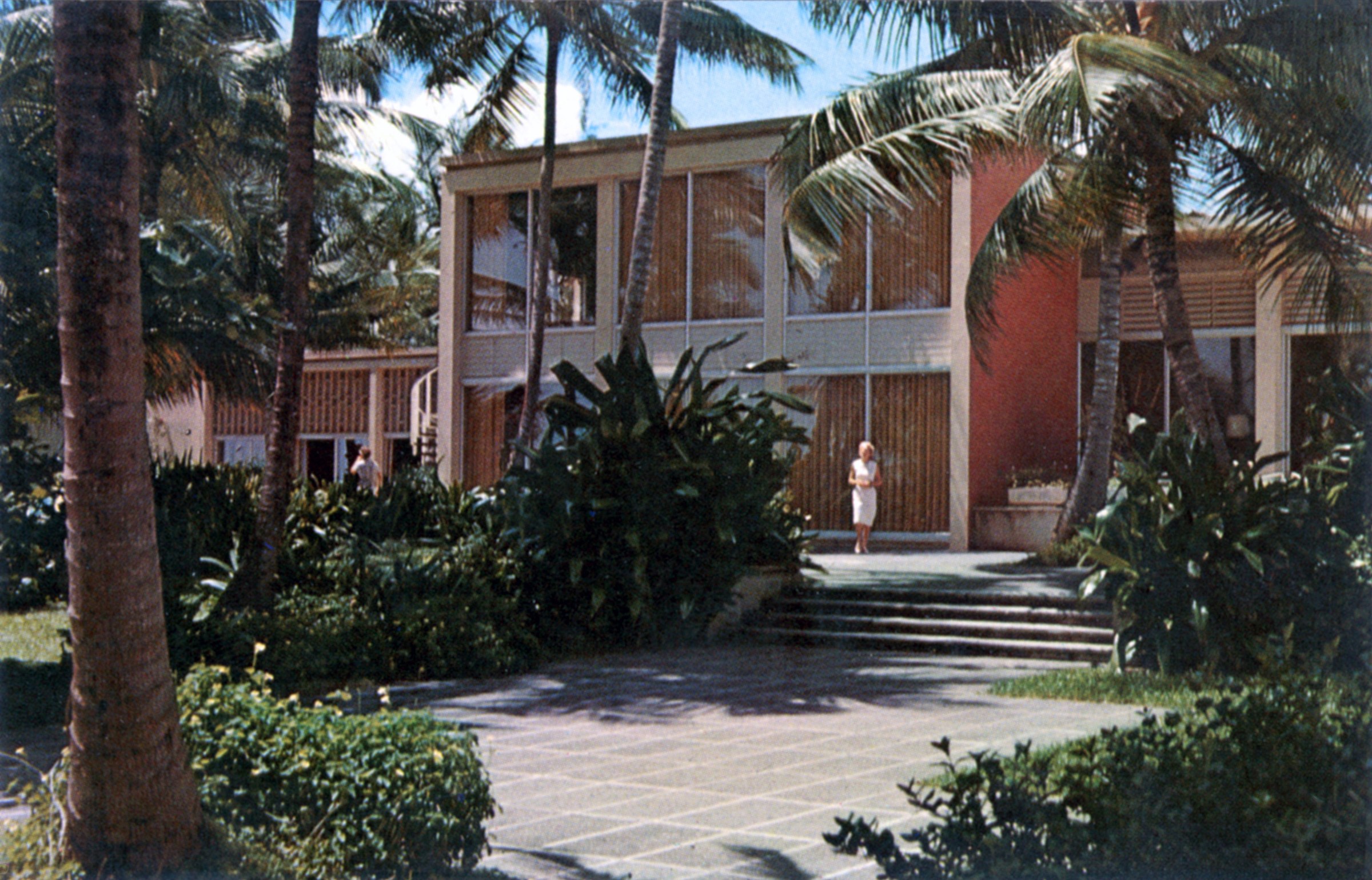 The Dorado Beach Hotel in Puerto Rico, photographed in 1965, the year before the first Pattern Recognition Workshop met in Dorado.