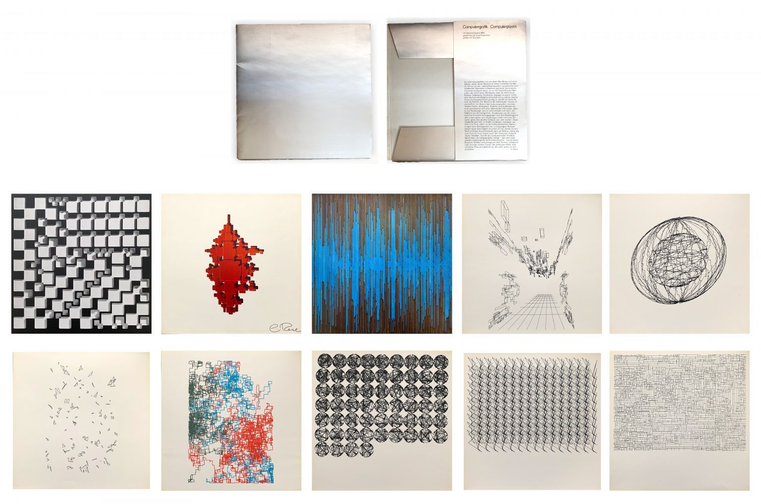 Georg Nees, Computergrafik Computerplastik (Computer Graphics Computer Sculpture) Portfolio