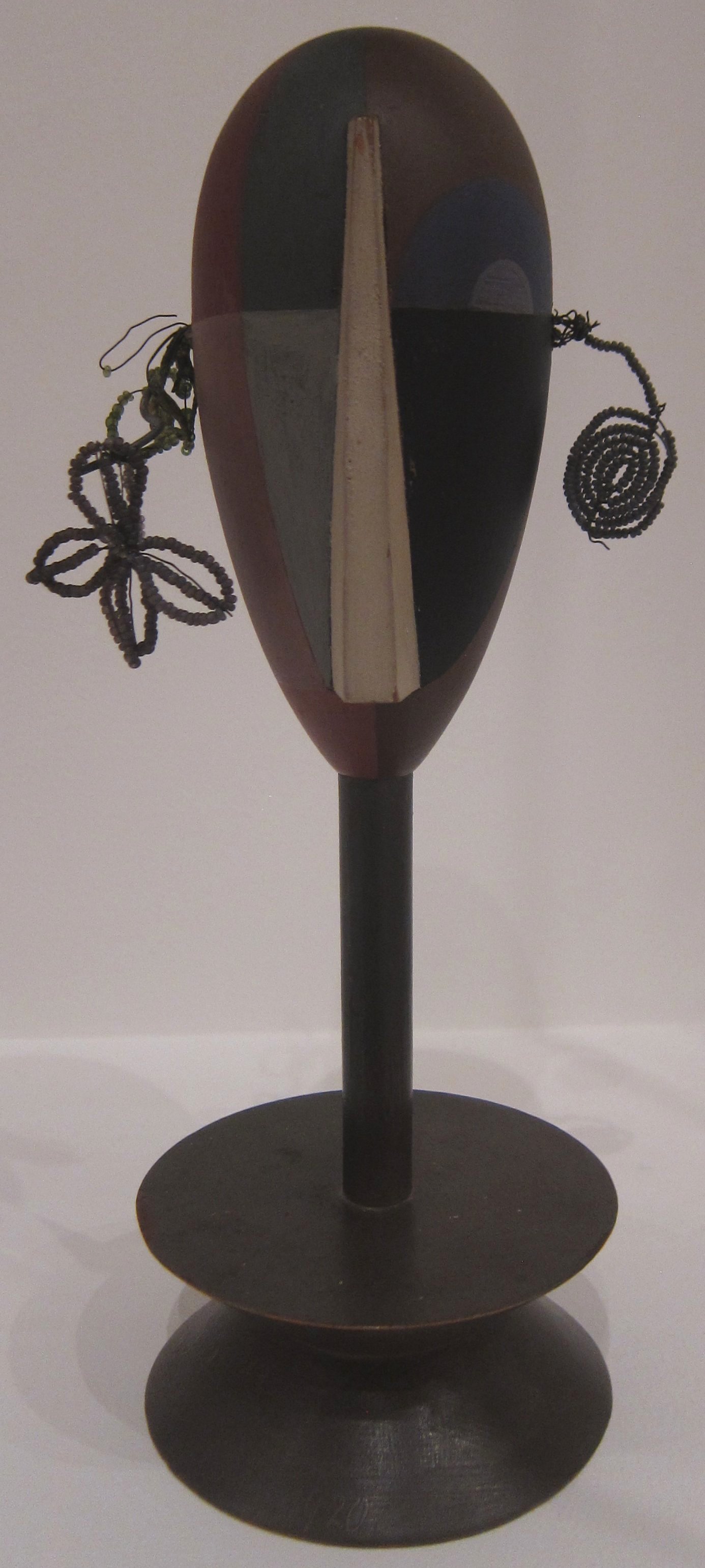 Sophie Taeuber-Arp's Dada Head (1920), one of the turned and painted wooden heads that are now treated as icons of Zurich Dada.
