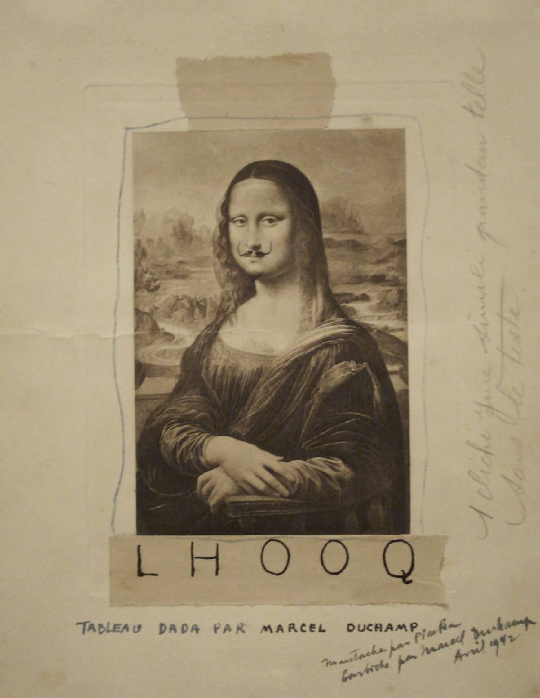 LHOOQ by Marcel Duchamp