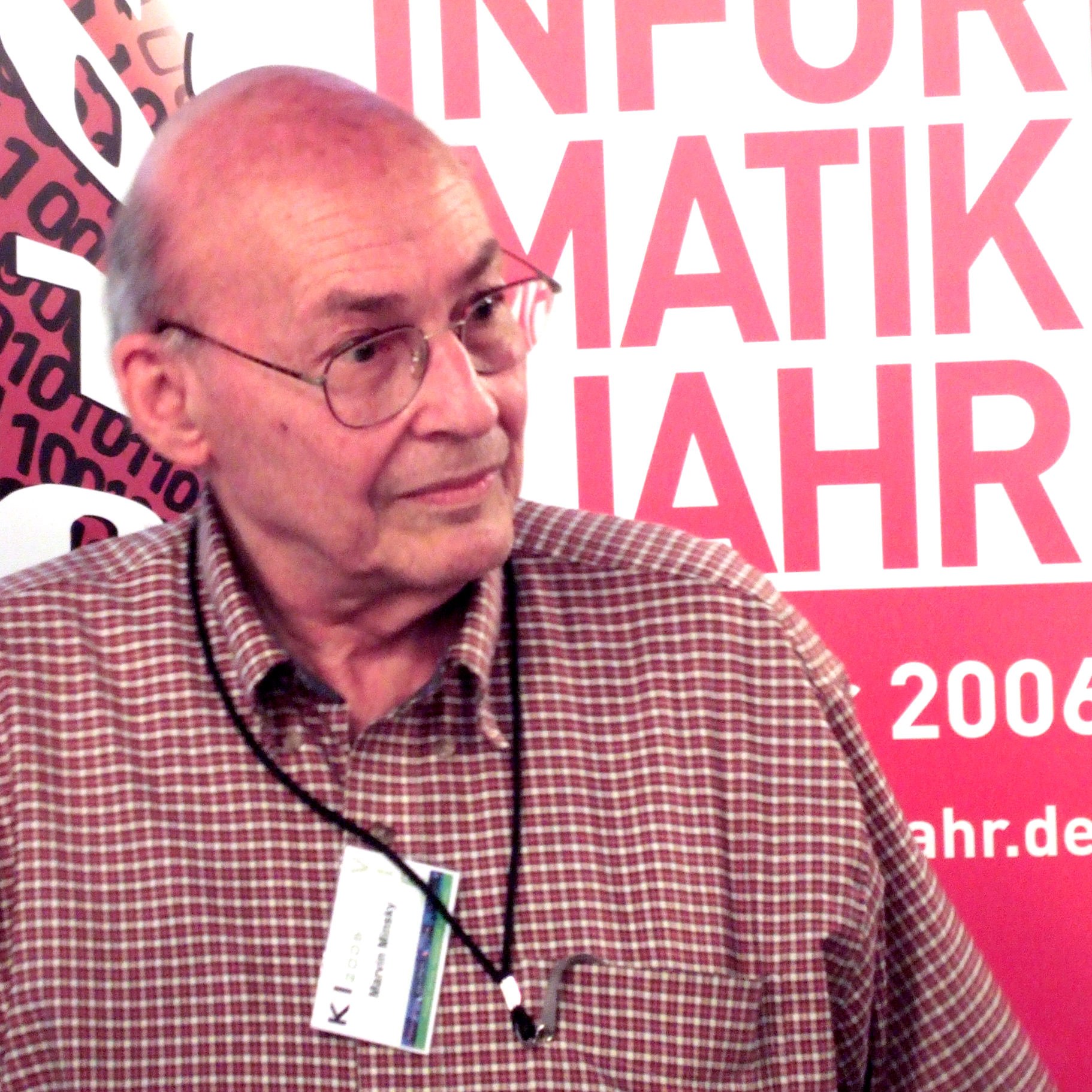Marvin Minsky in 2006, three decades after his frames memo.
