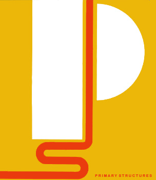 The cover of the catalogue for Primary Structures, Kynaston McShine’s 1966 exhibition at The Jewish Museum, New York.