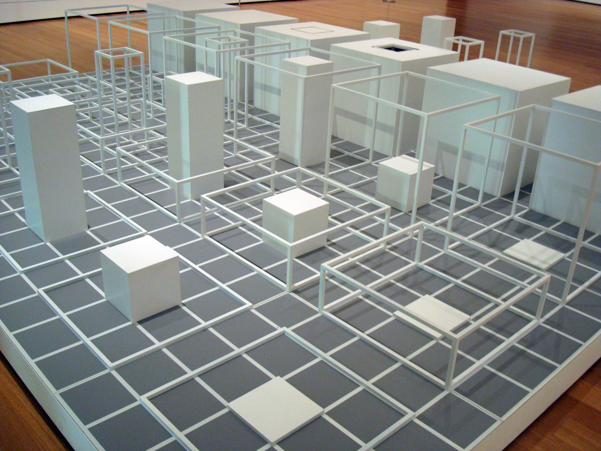 Sol LeWitt Begins Producing Serial Work