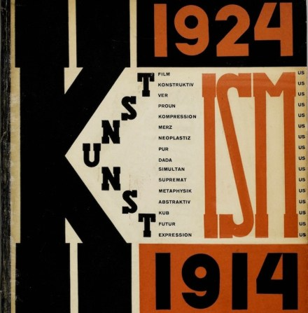 The Isms of Art by Hans Arp and El Lissitzky
