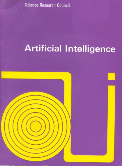 The cover of the Science Research Council's 1973 paper symposium, which published Lighthill's survey.