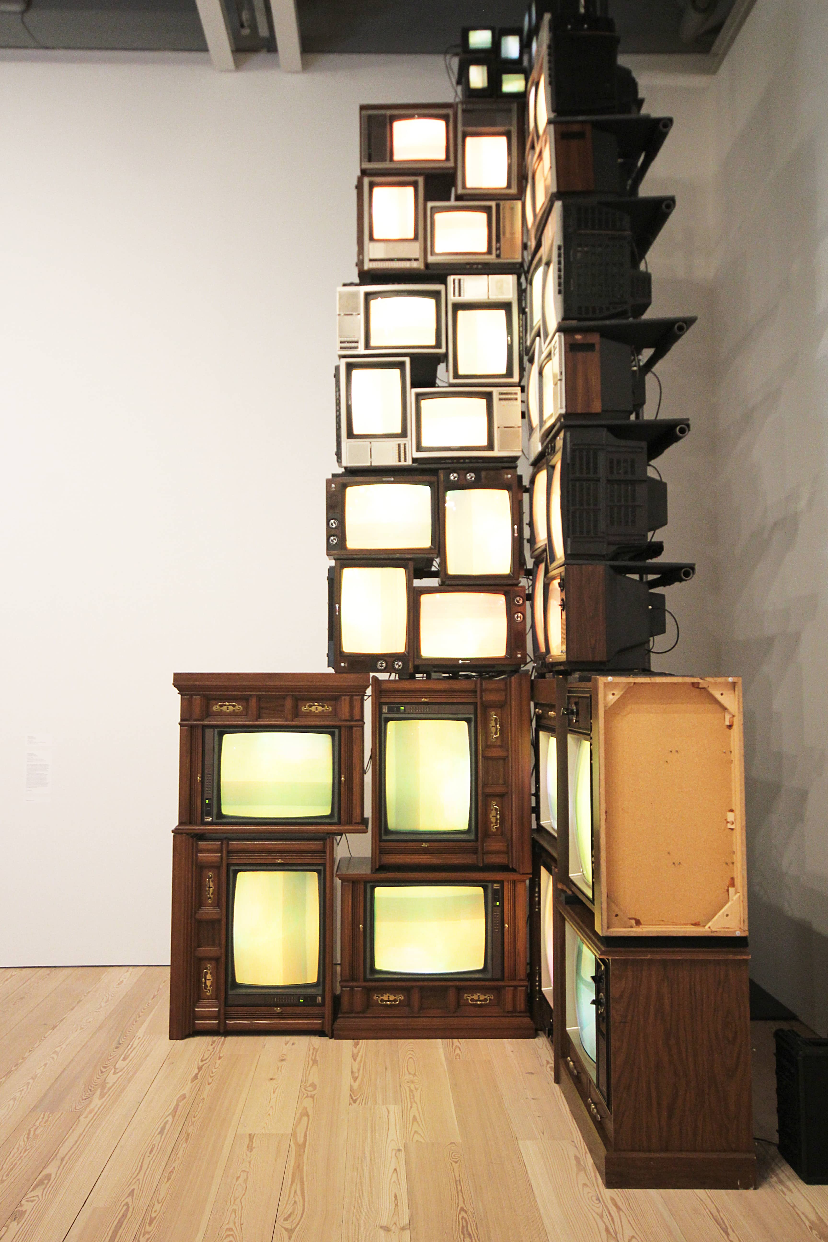 V-yramid by Nam June Paik