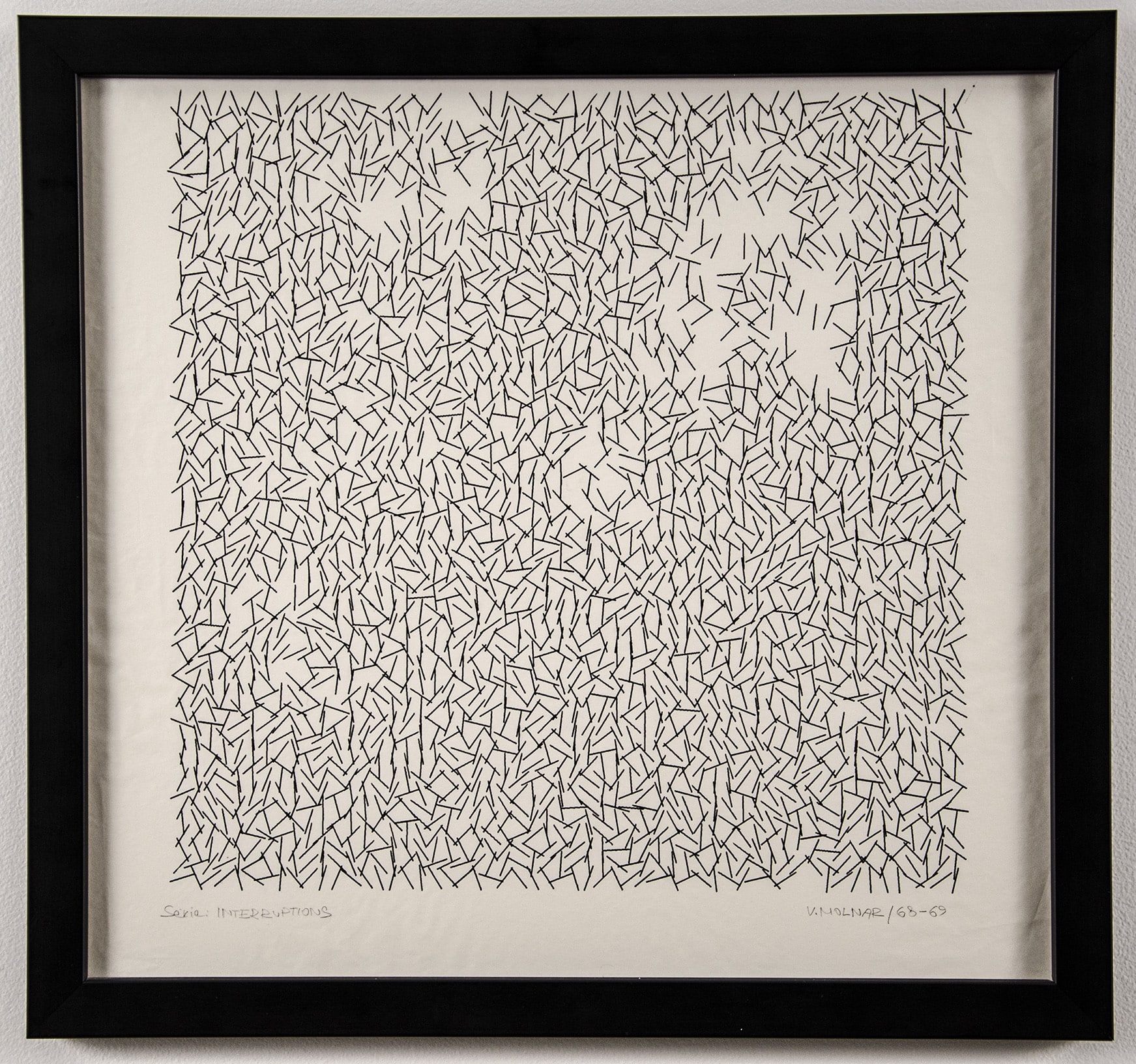 Vera Molnár Begins her Computer Art Phase with the Interruptions Series